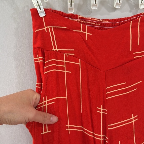 Fighting Eel Ava Sky wide leg elastic waist printed pants - Picture 4 of 6